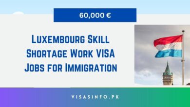 Luxembourg Skill Shortage Work VISA Jobs for Immigration