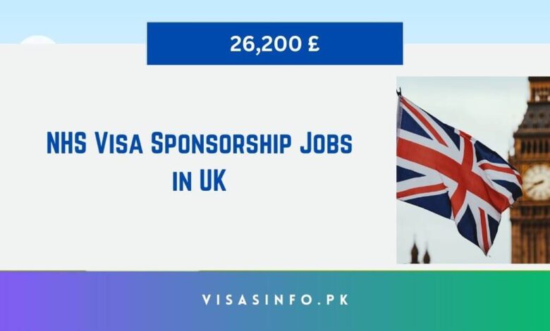 NHS Visa Sponsorship Jobs in UK