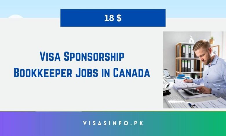 Visa Sponsorship Bookkeeper Jobs in Canada