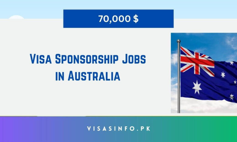 Visa Sponsorship Jobs in Australia