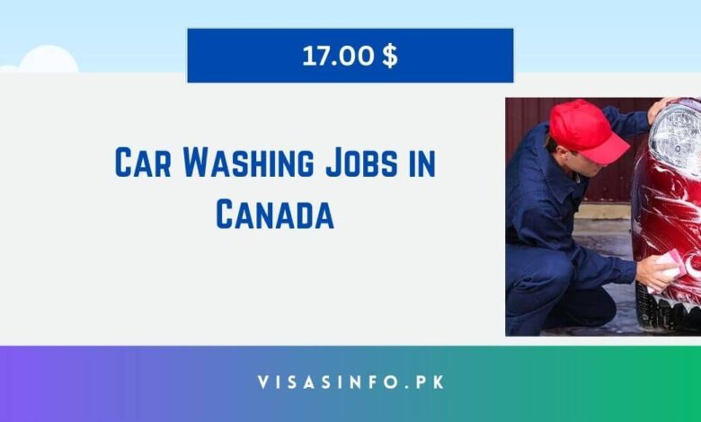 Car Washing Jobs in Canada