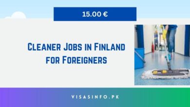 Cleaner Jobs in Finland for Foreigners