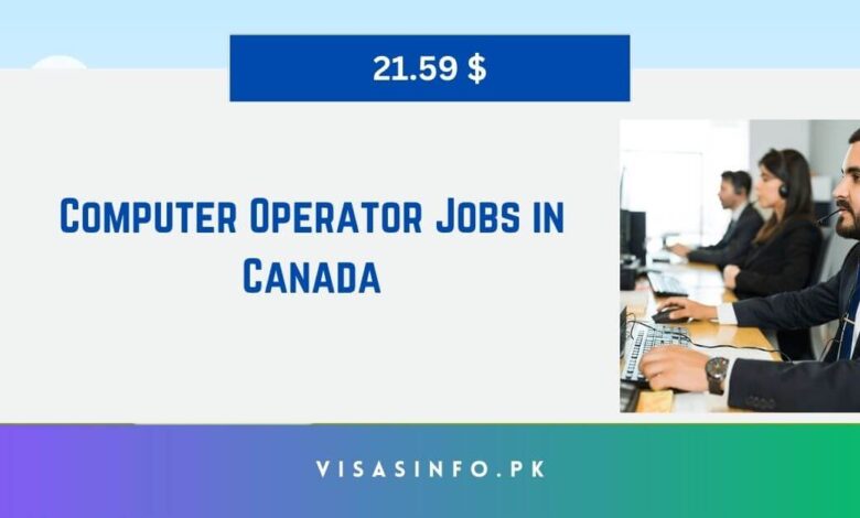 Computer Operator Jobs in Canada