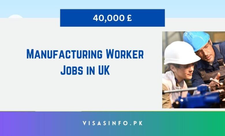 Manufacturing Worker Jobs in UK