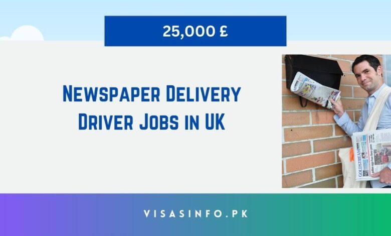 Newspaper Delivery Driver Jobs in UK