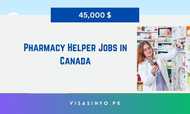 Pharmacy Helper Jobs in Canada