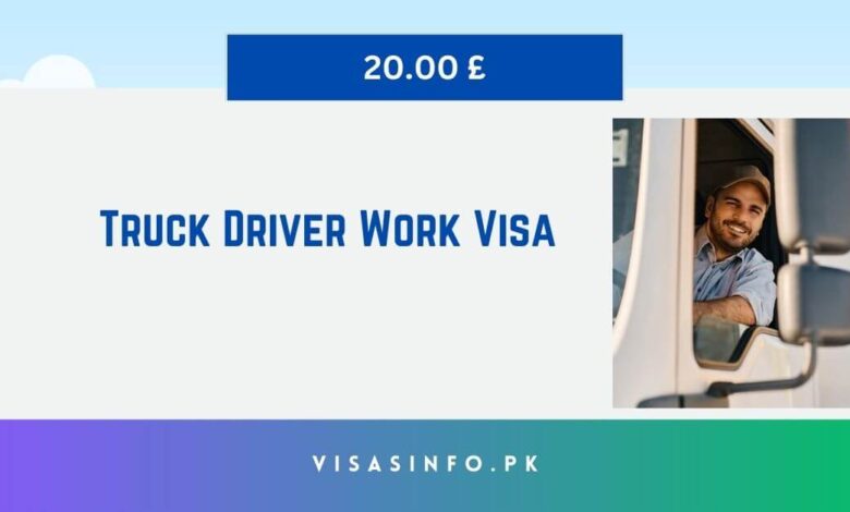 Truck Driver Work Visa