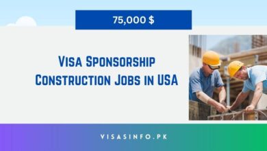 Visa Sponsorship Construction Jobs in USA