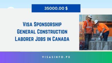 Visa Sponsorship General Construction Laborer Jobs in Canada