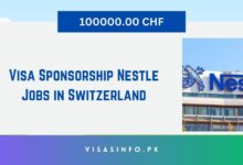 Visa Sponsorship Nestle Jobs in Switzerland