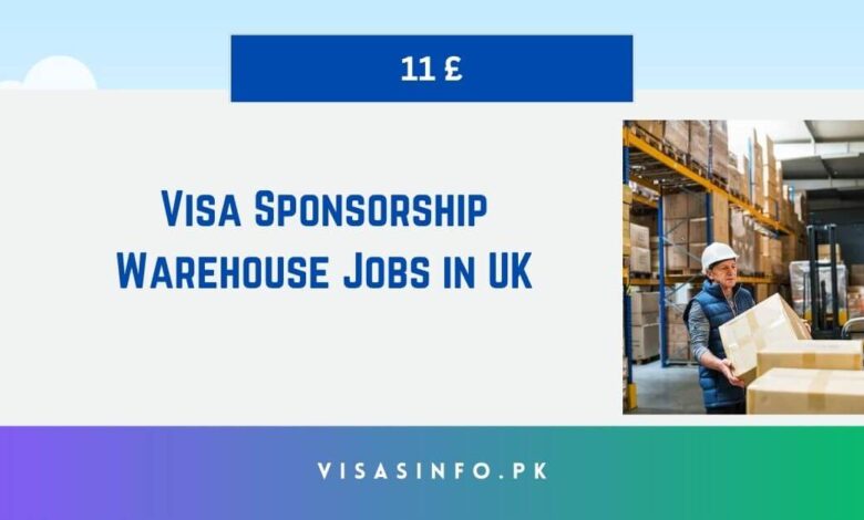 Visa Sponsorship Warehouse Jobs in UK