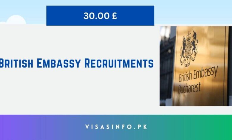 British Embassy Recruitments