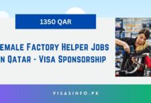 Female Factory Helper Jobs in Qatar - Visa Sponsorship