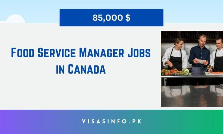 Food Service Manager Jobs in Canada