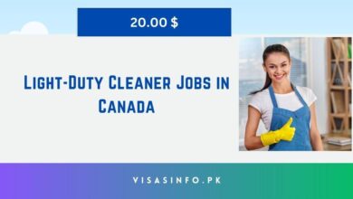 Light-Duty Cleaner Jobs in Canada