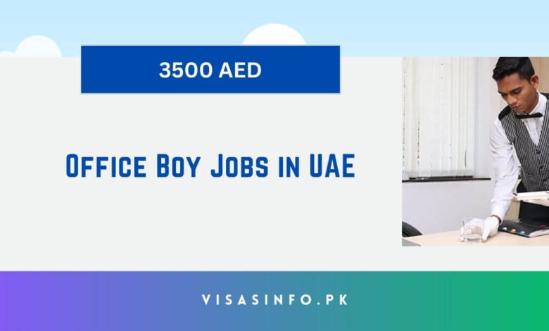 Office Boy Jobs in UAE