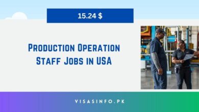 Production Operation Staff Jobs in USA