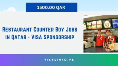 Restaurant Counter Boy Jobs in Qatar - Visa Sponsorship