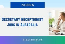 Secretary Receptionist Jobs in Australia