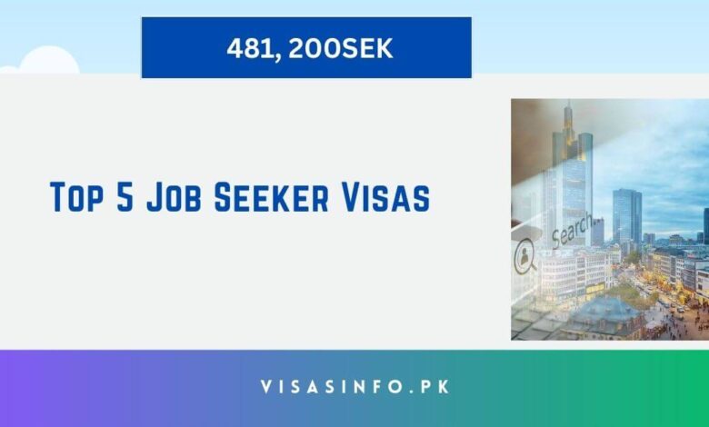 Top 5 Job Seeker Visas