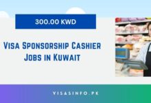 Visa Sponsorship Cashier Jobs in Kuwait