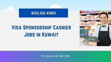 Visa Sponsorship Cashier Jobs in Kuwait