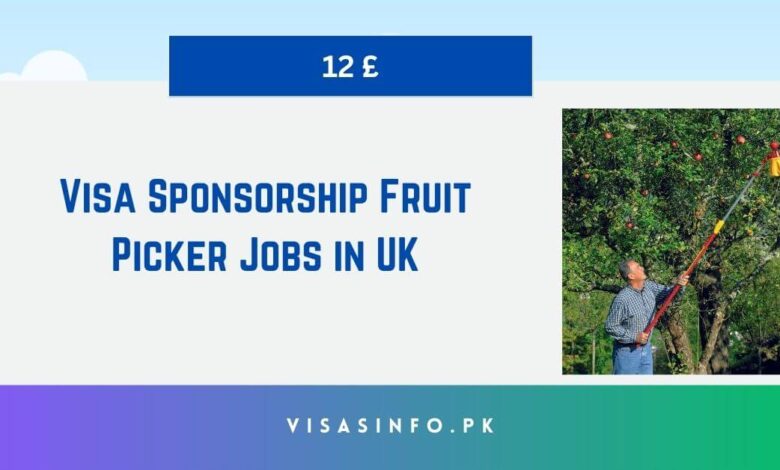 Visa Sponsorship Fruit Picker Jobs in UK