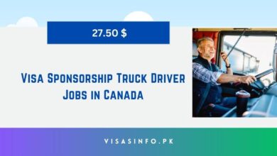 Visa Sponsorship Truck Driver Jobs in Canada