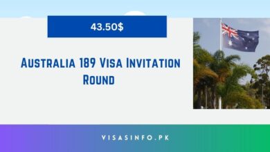 Australia 189 Visa Invitation Round