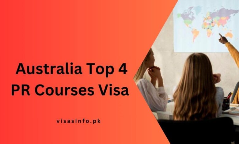 Australia Top 4 PR Courses Visa