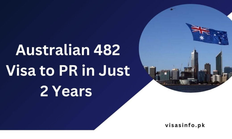 Australian 482 Visa to PR in Just 2 Years