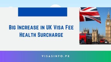 Big Increase in UK Visa Fee Health Surcharge