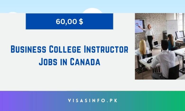 Business College Instructor Jobs in Canada