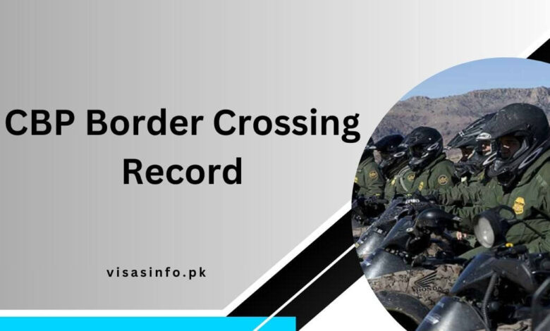 CBP Border Crossing Record