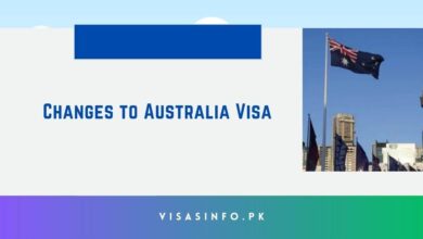 Changes to Australia Visa