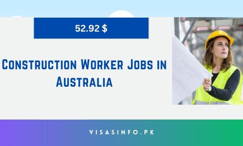 Construction Worker Jobs in Australia