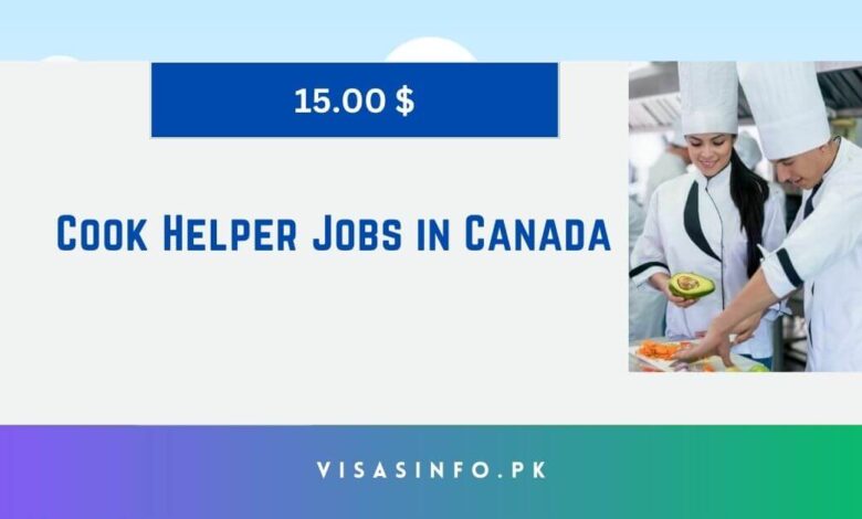 Cook Helper Jobs in Canada