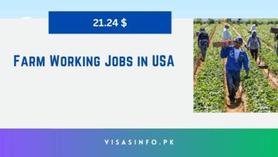 Farm Working Jobs in USA