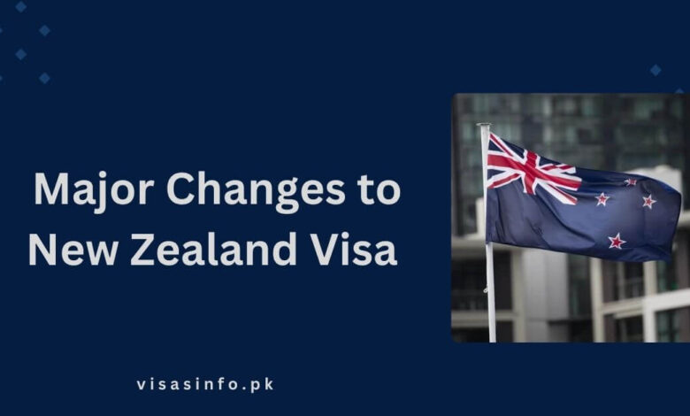 Major Changes to New Zealand Visa