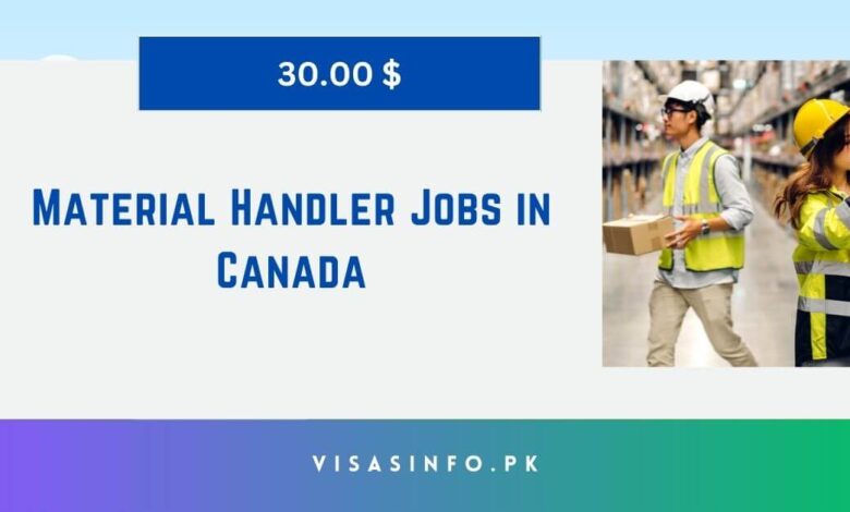 Material Handler Jobs in Canada