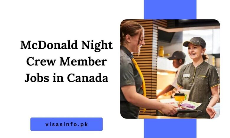 McDonald Night Crew Member Jobs in Canada