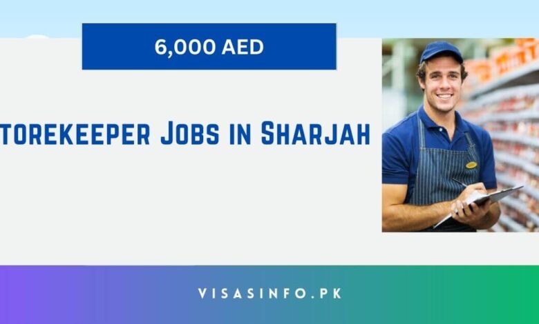 Storekeeper Jobs in Sharjah