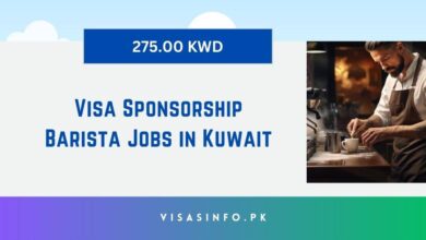 Visa Sponsorship Barista Jobs in Kuwait