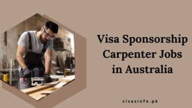 Visa Sponsorship Carpenter Jobs in Australia