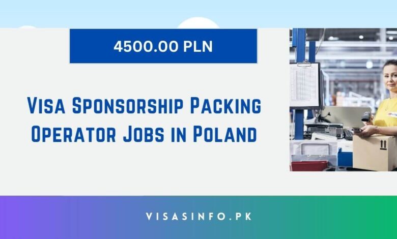 Visa Sponsorship Packing Operator Jobs in Poland