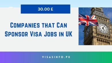 Companies that Can Sponsor Visa Jobs in UK