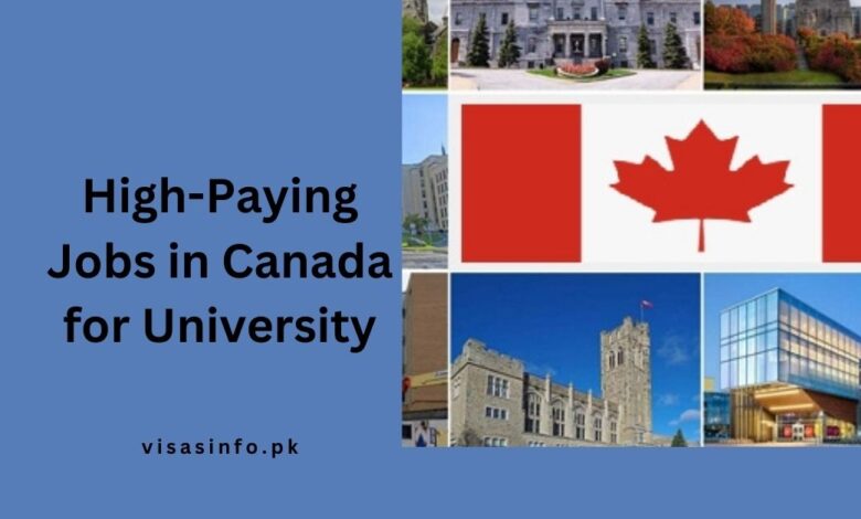 High-Paying Jobs in Canada for University