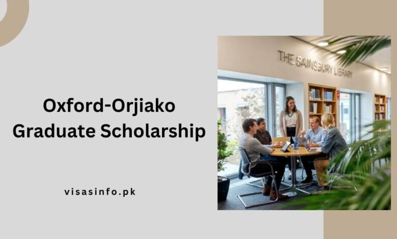 Oxford-Orjiako Graduate Scholarship