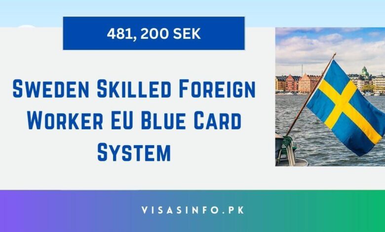 Sweden Skilled Foreign Worker EU Blue Card System