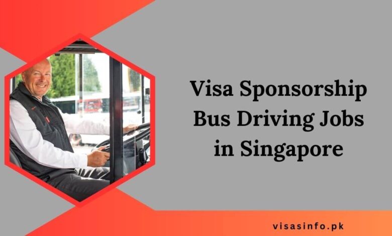 Visa Sponsorship Bus Driving Jobs in Singapore